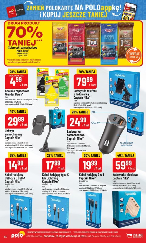 POLOmarket - gazetka promocyjna Gazetka od środy 25.06 do wtorku 01.07 - strona 60
