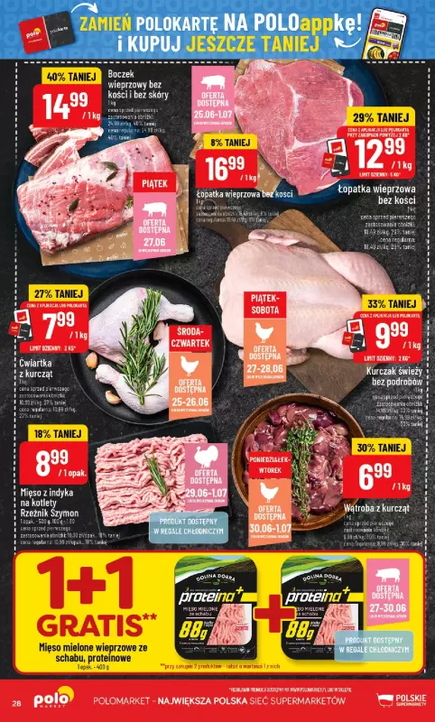 POLOmarket - gazetka promocyjna Gazetka od środy 25.06 do wtorku 01.07 - strona 28