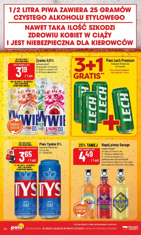 POLOmarket - gazetka promocyjna Gazetka od środy 25.06 do wtorku 01.07 - strona 52