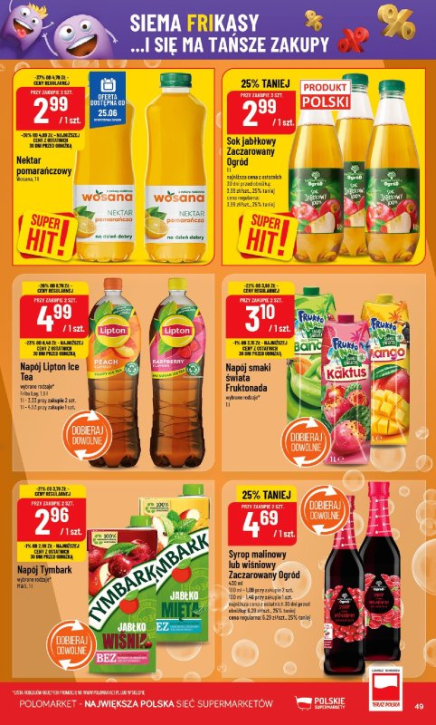 POLOmarket - gazetka promocyjna Gazetka od środy 25.06 do wtorku 01.07 - strona 49