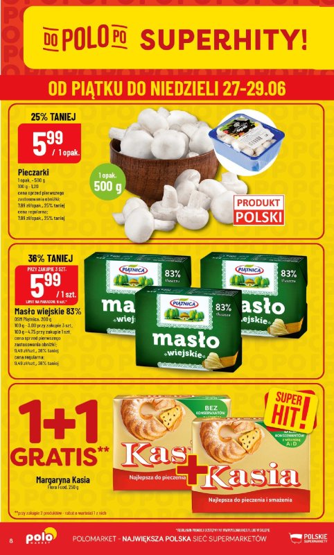 POLOmarket - gazetka promocyjna Gazetka od środy 25.06 do wtorku 01.07 - strona 8