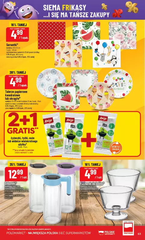 POLOmarket - gazetka promocyjna Gazetka od środy 25.06 do wtorku 01.07 - strona 63