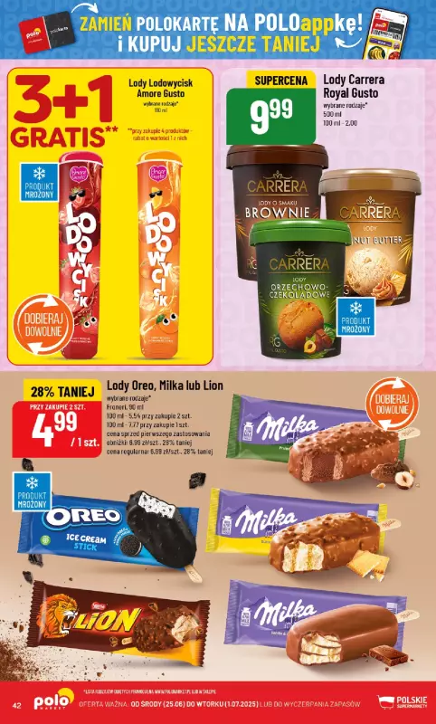 POLOmarket - gazetka promocyjna Gazetka od środy 25.06 do wtorku 01.07 - strona 42