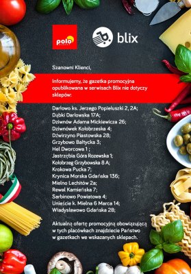 POLOmarket - gazetka promocyjna Informacja  