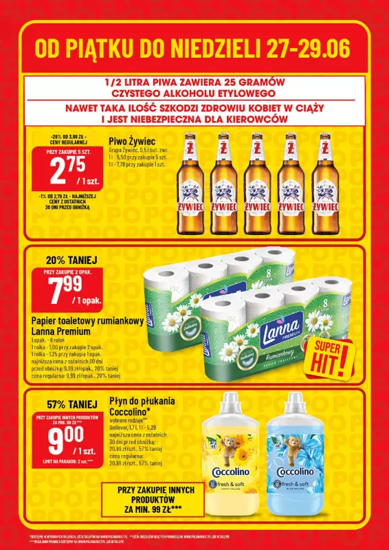 POLOmarket - gazetka promocyjna Super hity na weekend od czwartku 26.06 do niedzieli 29.06 - strona 4