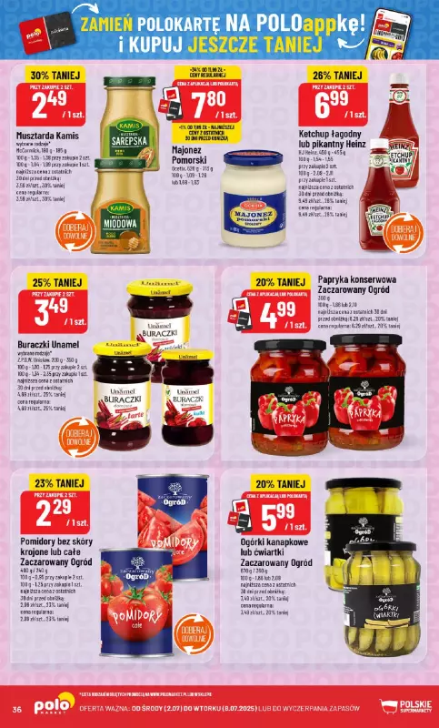 POLOmarket - gazetka promocyjna Gazetka od środy 02.07 do wtorku 08.07 - strona 36