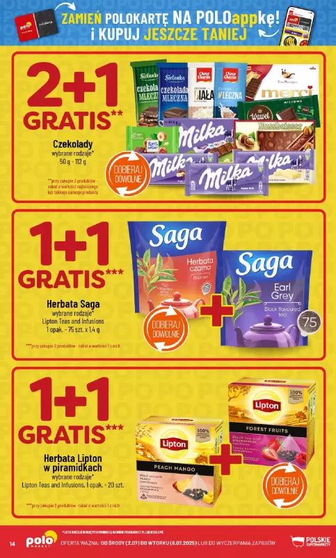 POLOmarket - gazetka promocyjna Gazetka od środy 02.07 do wtorku 08.07 - strona 14