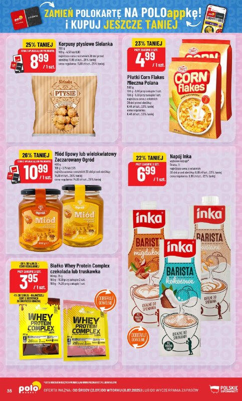POLOmarket - gazetka promocyjna Gazetka od środy 02.07 do wtorku 08.07 - strona 38