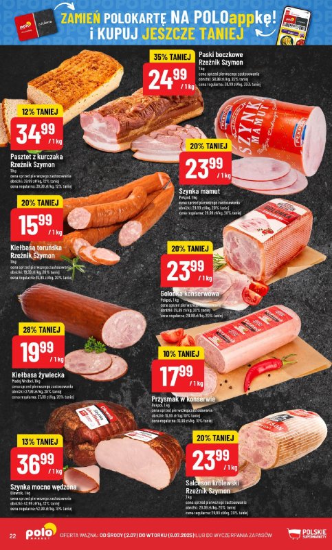 POLOmarket - gazetka promocyjna Gazetka od środy 02.07 do wtorku 08.07 - strona 22