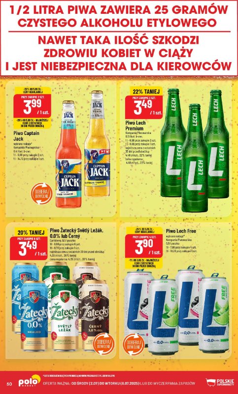 POLOmarket - gazetka promocyjna Gazetka od środy 02.07 do wtorku 08.07 - strona 50