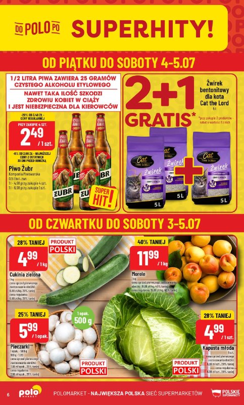 POLOmarket - gazetka promocyjna Gazetka od środy 02.07 do wtorku 08.07 - strona 6