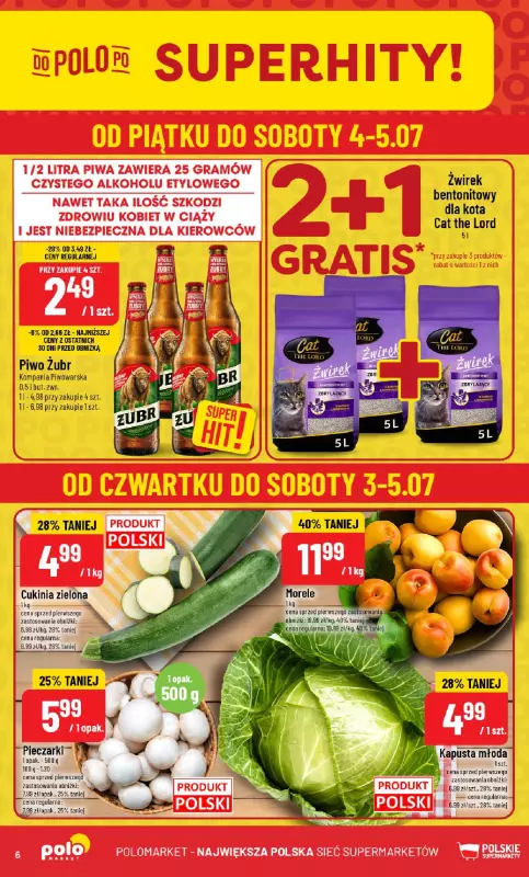 POLOmarket - gazetka promocyjna Gazetka od środy 02.07 do wtorku 08.07 - strona 6