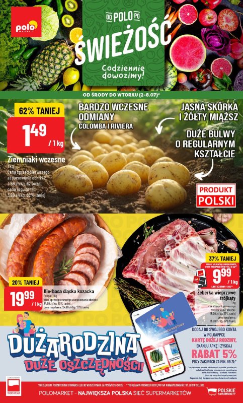 POLOmarket - gazetka promocyjna Gazetka od środy 02.07 do wtorku 08.07
