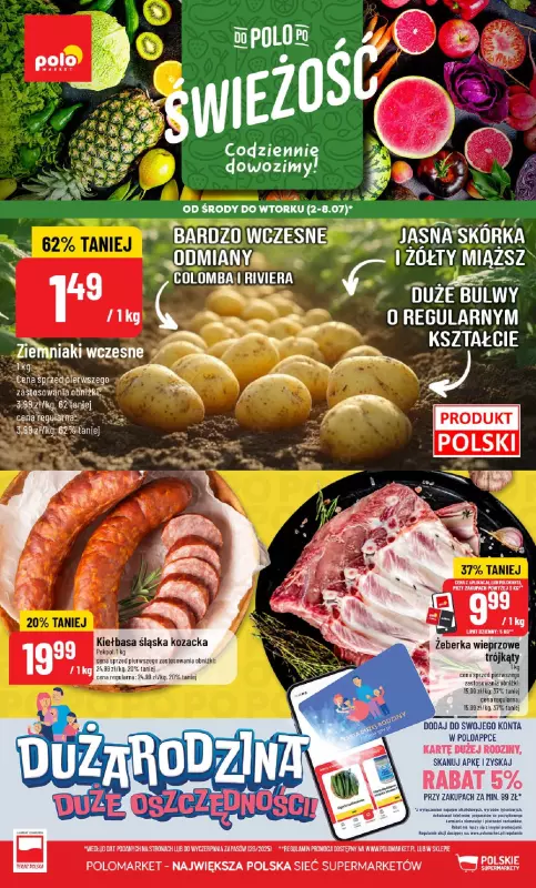 POLOmarket - gazetka promocyjna Gazetka od środy 02.07 do wtorku 08.07