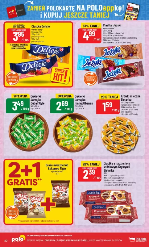 POLOmarket - gazetka promocyjna Gazetka od środy 02.07 do wtorku 08.07 - strona 40