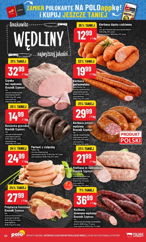 POLOmarket - gazetka promocyjna Gazetka od środy 02.07 do wtorku 08.07 - strona 20