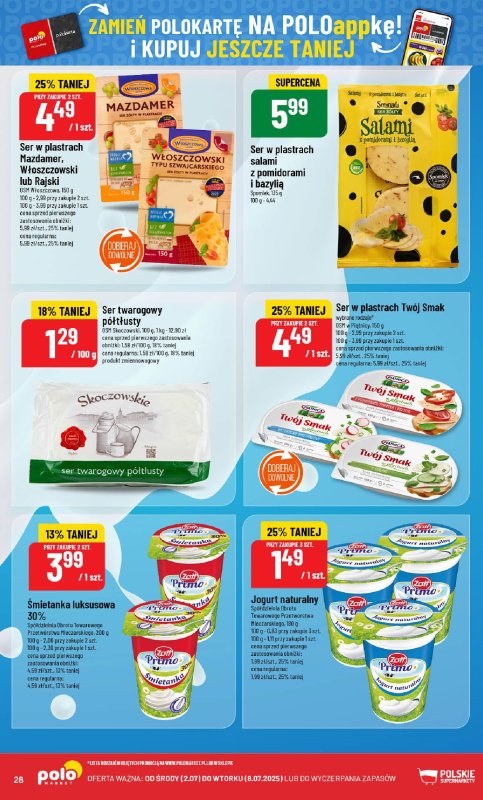 POLOmarket - gazetka promocyjna Gazetka od środy 02.07 do wtorku 08.07 - strona 28