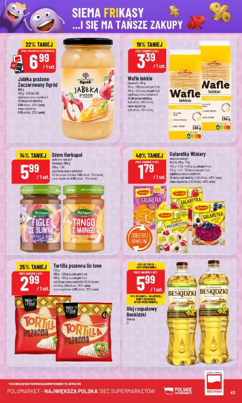 POLOmarket - gazetka promocyjna Gazetka od środy 09.07 do wtorku 15.07 - strona 43
