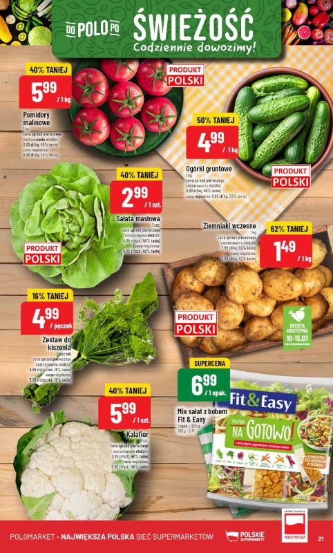 POLOmarket - gazetka promocyjna Gazetka od środy 09.07 do wtorku 15.07 - strona 21