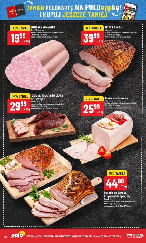 POLOmarket - gazetka promocyjna Gazetka od środy 09.07 do wtorku 15.07 - strona 28