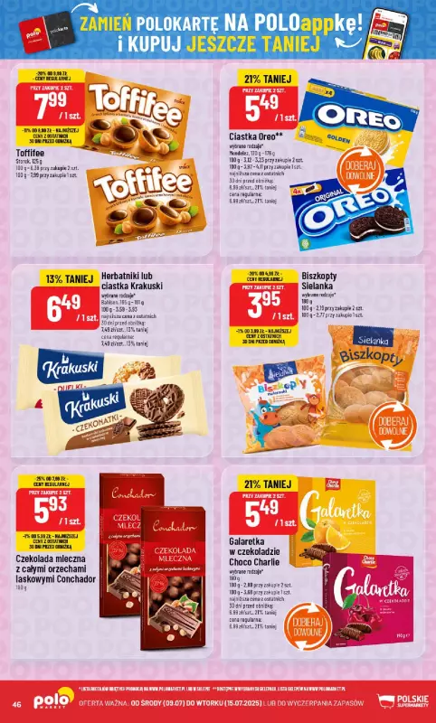 POLOmarket - gazetka promocyjna Gazetka od środy 09.07 do wtorku 15.07 - strona 46