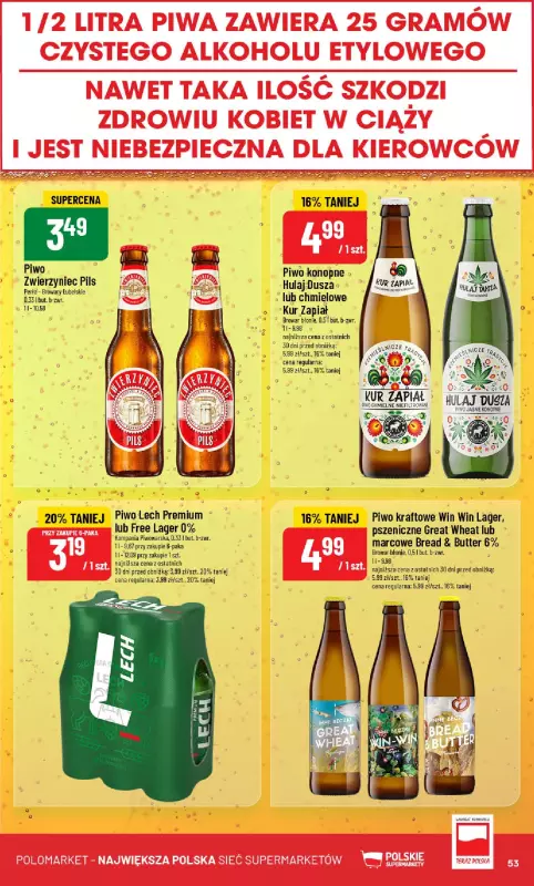 POLOmarket - gazetka promocyjna Gazetka od środy 09.07 do wtorku 15.07 - strona 53