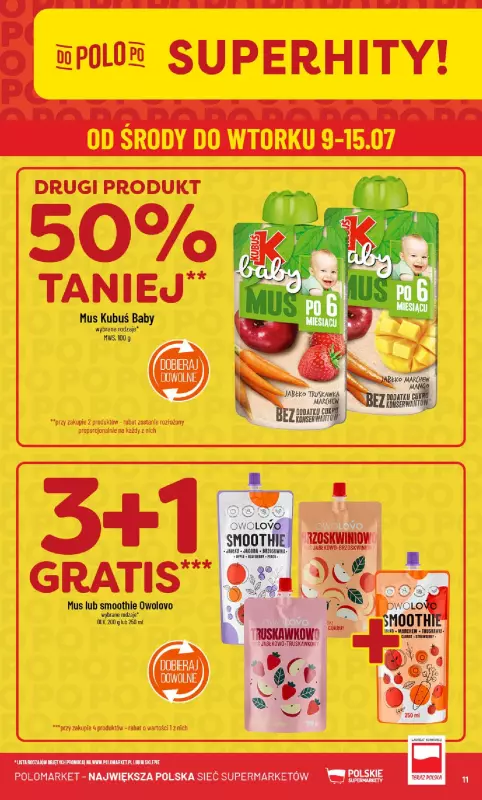 POLOmarket - gazetka promocyjna Gazetka od środy 09.07 do wtorku 15.07 - strona 11
