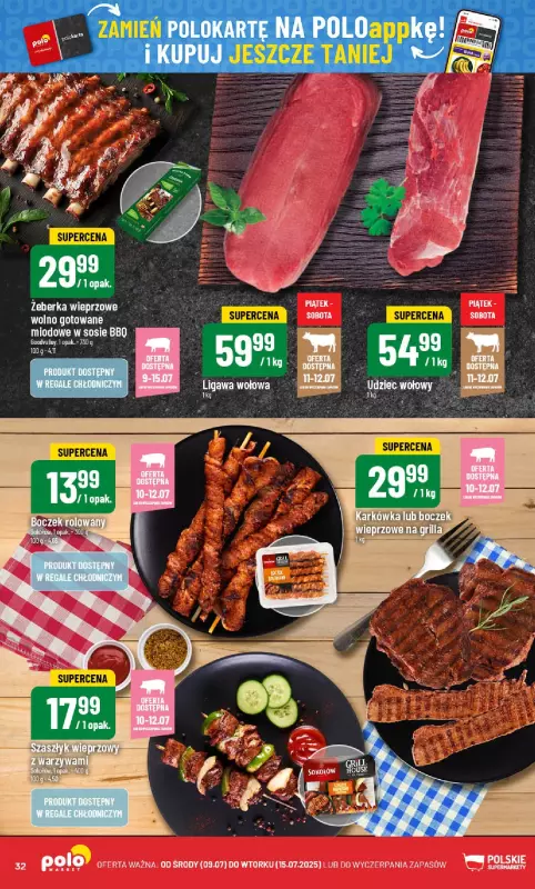 POLOmarket - gazetka promocyjna Gazetka od środy 09.07 do wtorku 15.07 - strona 32
