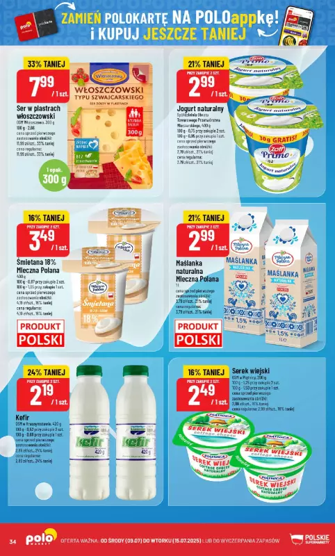POLOmarket - gazetka promocyjna Gazetka od środy 09.07 do wtorku 15.07 - strona 34