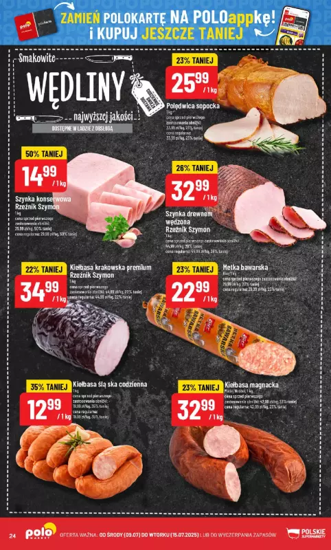 POLOmarket - gazetka promocyjna Gazetka od środy 09.07 do wtorku 15.07 - strona 24