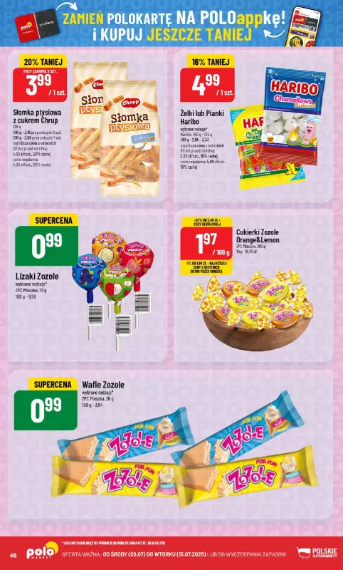 POLOmarket - gazetka promocyjna Gazetka od środy 09.07 do wtorku 15.07 - strona 48