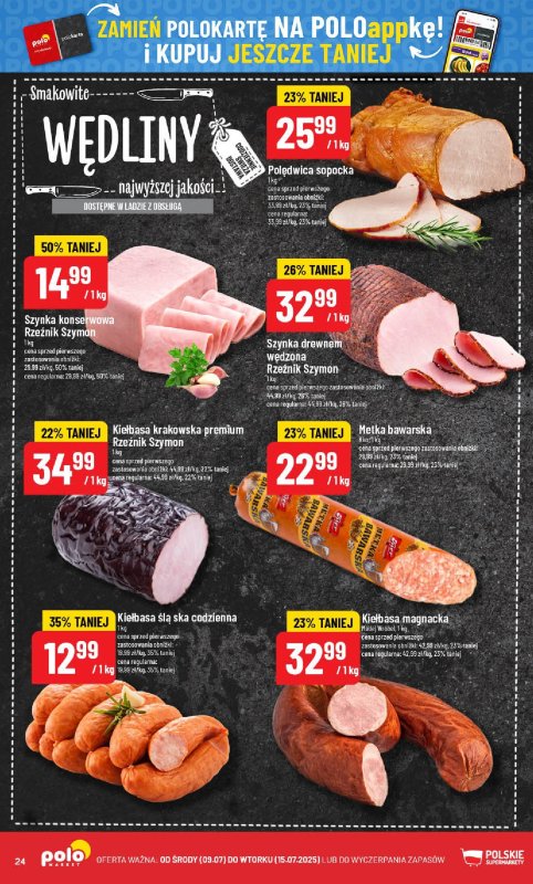 POLOmarket - gazetka promocyjna Gazetka od środy 09.07 do wtorku 15.07 - strona 24