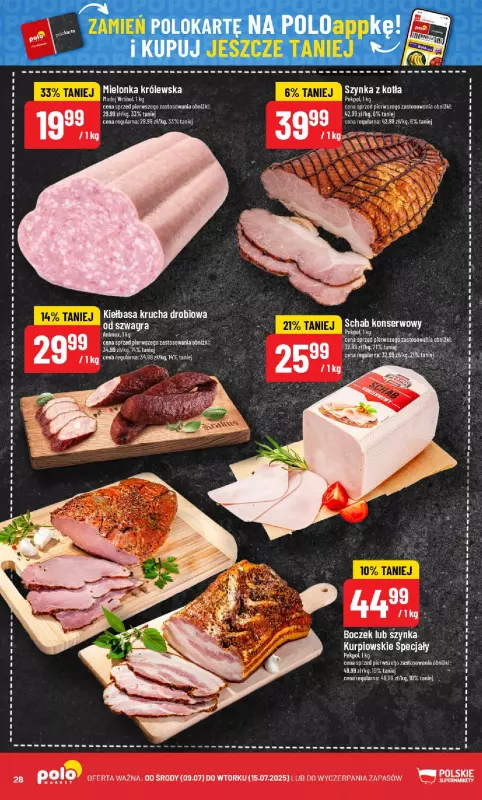 POLOmarket - gazetka promocyjna Gazetka od środy 09.07 do wtorku 15.07 - strona 28