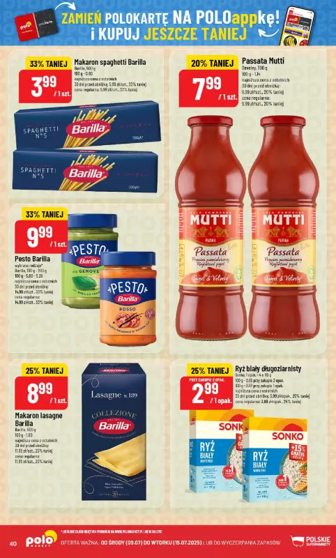 POLOmarket - gazetka promocyjna Gazetka od środy 09.07 do wtorku 15.07 - strona 40