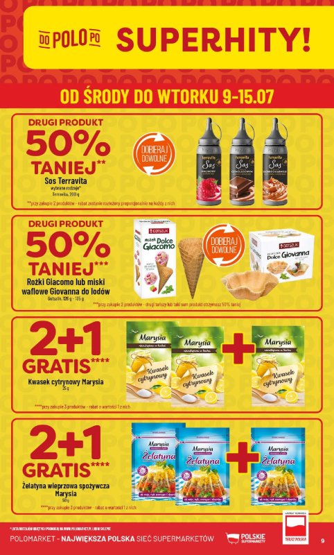 POLOmarket - gazetka promocyjna Gazetka od środy 09.07 do wtorku 15.07 - strona 9