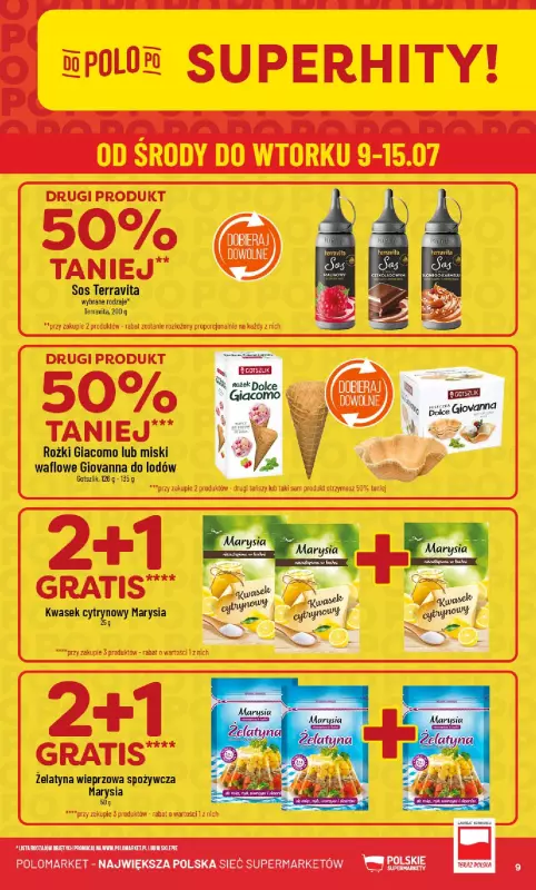 POLOmarket - gazetka promocyjna Gazetka od środy 09.07 do wtorku 15.07 - strona 9