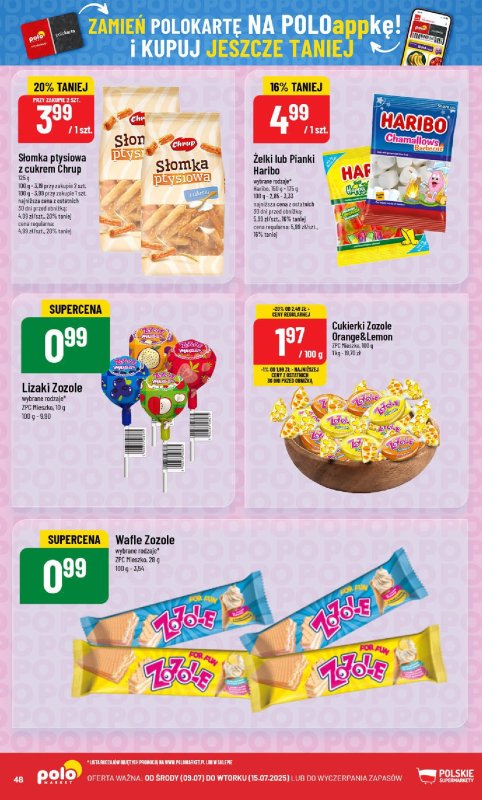 POLOmarket - gazetka promocyjna Gazetka od środy 09.07 do wtorku 15.07 - strona 48