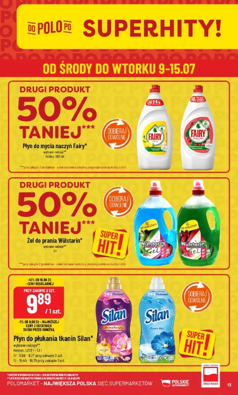 POLOmarket - gazetka promocyjna Gazetka od środy 09.07 do wtorku 15.07 - strona 13