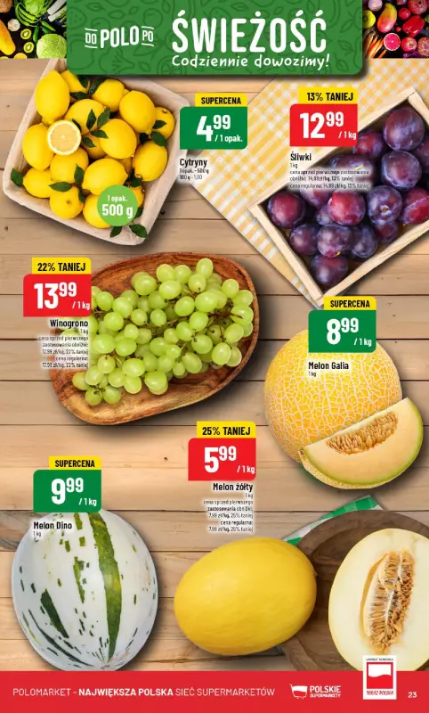 POLOmarket - gazetka promocyjna Gazetka od środy 09.07 do wtorku 15.07 - strona 23
