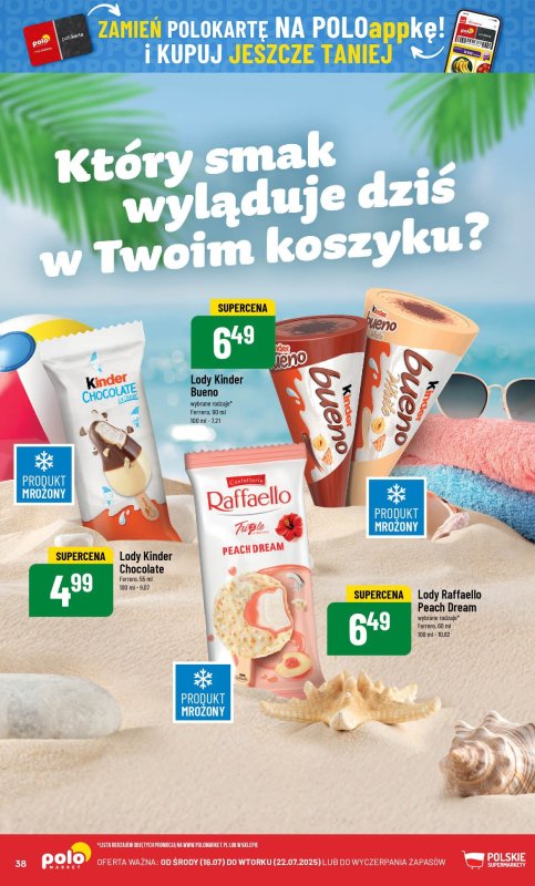 POLOmarket - gazetka promocyjna Gazetka od środy 16.07 do wtorku 22.07 - strona 38