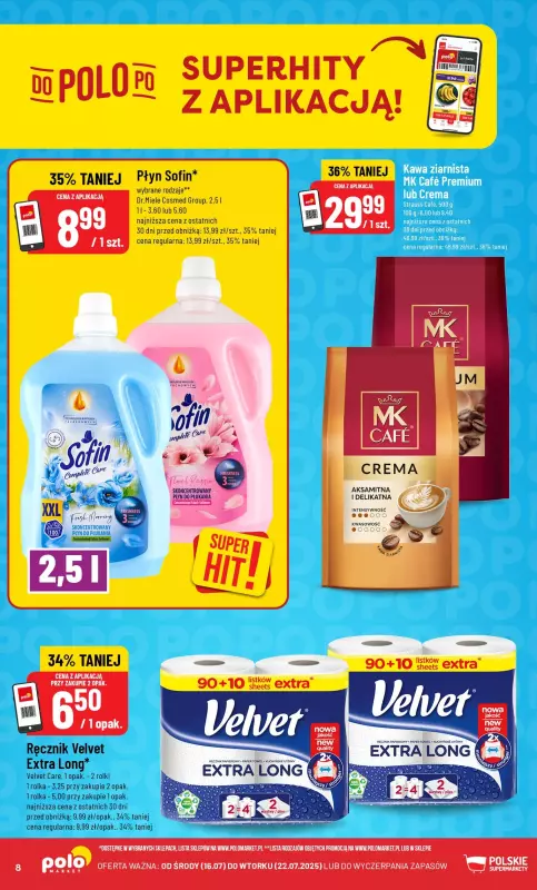 POLOmarket - gazetka promocyjna Gazetka od środy 16.07 do wtorku 22.07 - strona 8