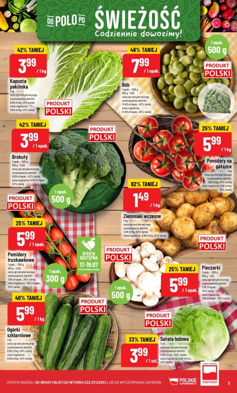POLOmarket - gazetka promocyjna Gazetka od środy 16.07 do wtorku 22.07 - strona 3