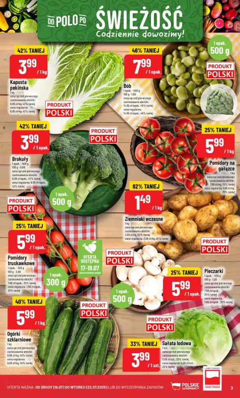 POLOmarket - gazetka promocyjna Gazetka od środy 16.07 do wtorku 22.07 - strona 3