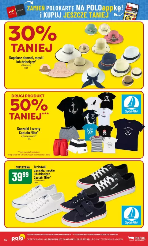 POLOmarket - gazetka promocyjna Gazetka od środy 16.07 do wtorku 22.07 - strona 52