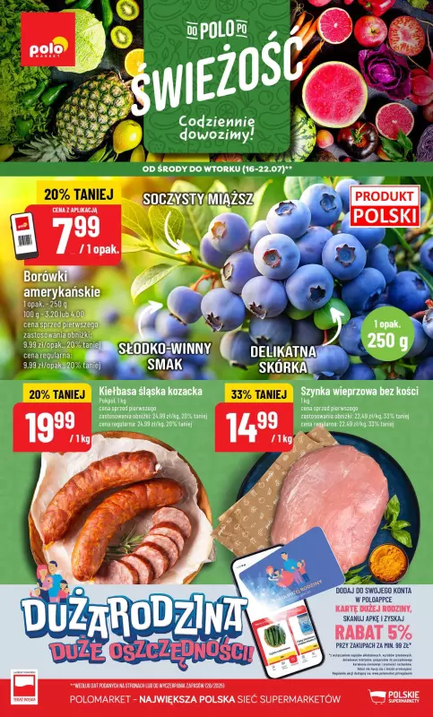 POLOmarket - gazetka promocyjna Gazetka od środy 16.07 do wtorku 22.07