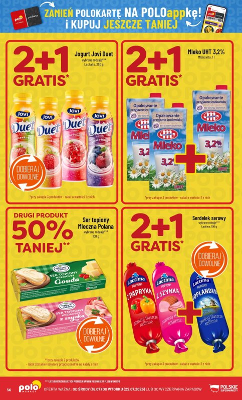 POLOmarket - gazetka promocyjna Gazetka od środy 16.07 do wtorku 22.07 - strona 14
