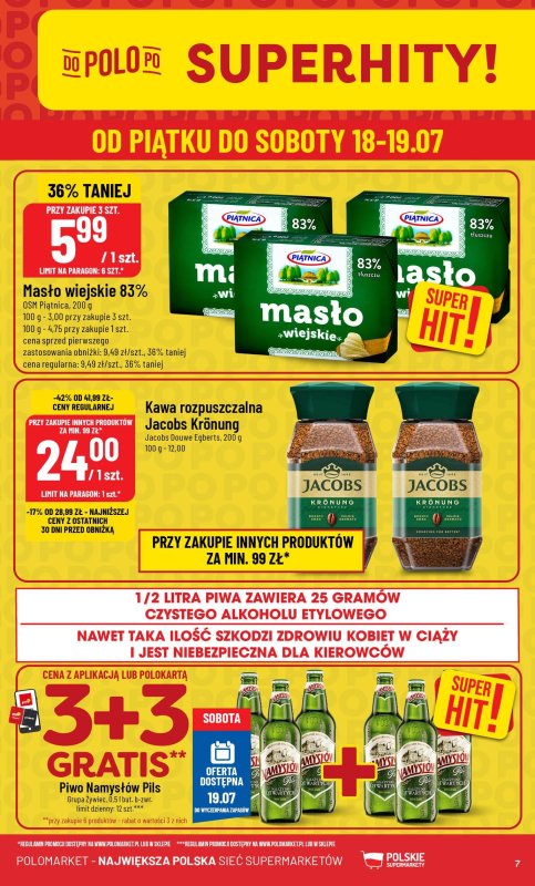 POLOmarket - gazetka promocyjna Gazetka od środy 16.07 do wtorku 22.07 - strona 7