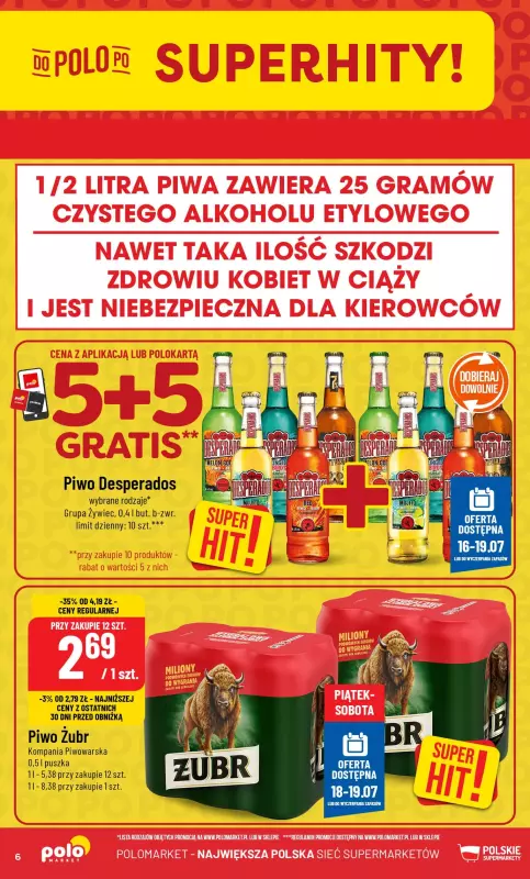POLOmarket - gazetka promocyjna Gazetka od środy 16.07 do wtorku 22.07 - strona 6
