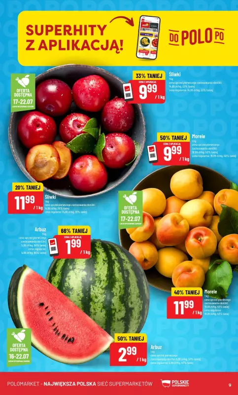 POLOmarket - gazetka promocyjna Gazetka od środy 16.07 do wtorku 22.07 - strona 9