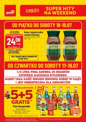 POLOmarket - gazetka promocyjna Super hity na weekend od czwartku 17.07 do soboty 19.07